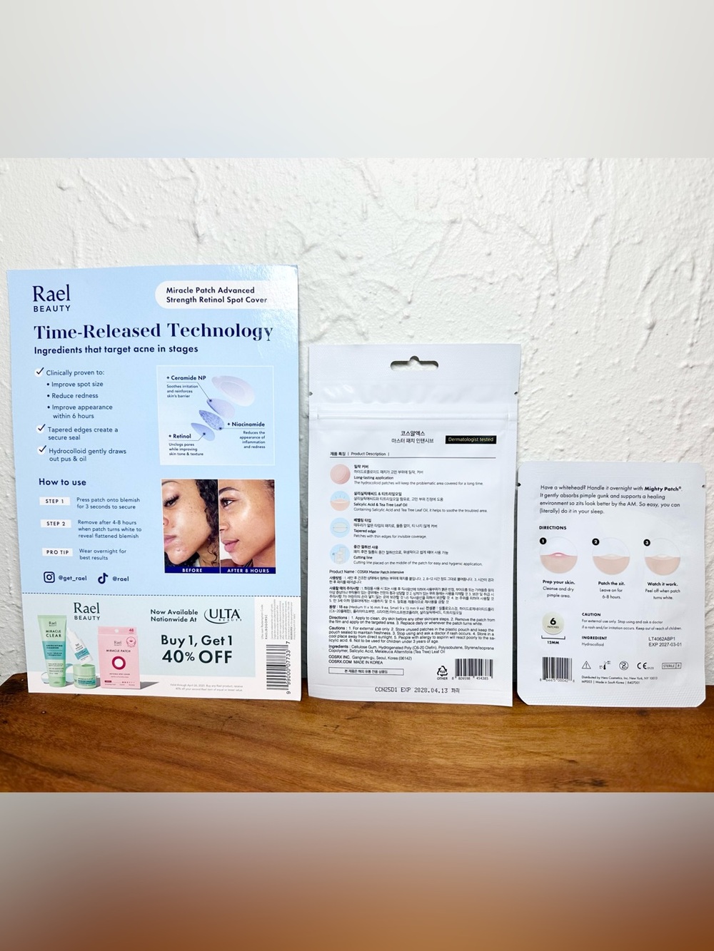5 for $25-Rael, COSRX & Hero Pimple Patch Trio - Picture 2 of 5